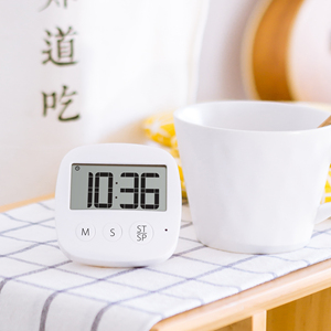 Respetuoso del medio ambiente refrigerador etiqueta ajuste de volumen reloj de alarma de temporizador de cocina - Product Image 4