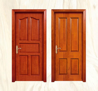 Lanshan — porte d'entrée intérieure en bois, design de porte simple