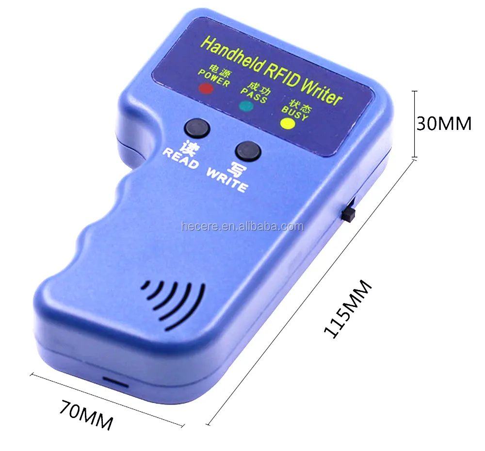 125KHz EM4305 ID 카드 복사기 핸드 헬드 rfid 리더 복사기