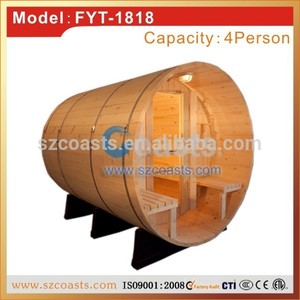 El precio de fábrica( 4~6person) al aire libre protegido con porche de madera de barril <span class=keywords><strong>sauna</strong></span> habitación - Product Image 2