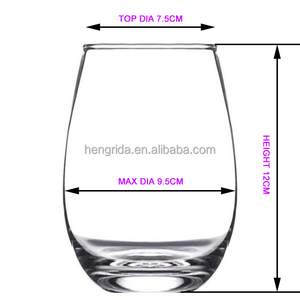 <span class=keywords><strong>21</strong></span> once di vino senza stelo bicchieri trasparenti bicchiere senza piombo cristallo tondo a forma di uovo tazze cerchio dorato personalizzato accetta - Product Image 3