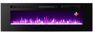 60 "आरवी फायरप्लेस दीवार को ठीक कर दिया गया फायरप्लेस हीटर 110 वी 120 वी - Product Image 4
