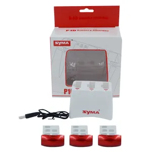 SYMA-piezas de repuesto para dron X5UC X5UW, batería de 3,7 V y 500mAh, Base de carga, cargador, RC Quadcopter, P10