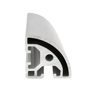 Profil Aluminium Slot T Industri 40X40Mm Ekstrusi Profil Sudut Aluminium 4040 Teranodisasi