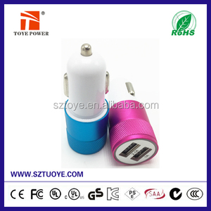 Nouveau design de haute qualité CE RoHS usb <span class=keywords><strong>batterie</strong></span> De Voiture <span class=keywords><strong>Chargeur</strong></span>/mobile téléphone <span class=keywords><strong>chargeur</strong></span> de voiture - Product Image 1