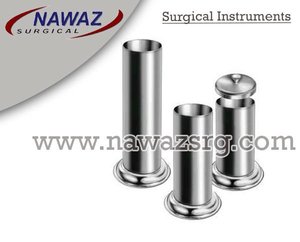 Frasco de metal de 50mm x 100mm, la mejor calidad superior, logotipo personalizado, instrumentos de esterilización quirúrgica de acero inoxidable - Product Image 2