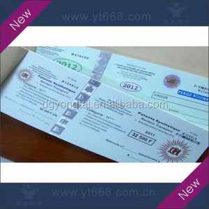 Boleto Holográfico Perforado para Cupón o Vale - Product Image 2