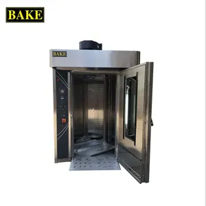 Commercial European style high quality bake rotary rack ovens with gas/diesel burner