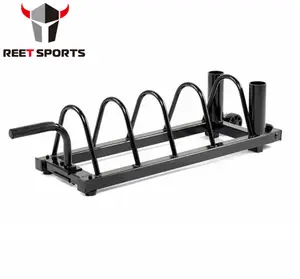 Acessórios de ginástica fitness placa de peso amortecedor rack de armazenamento