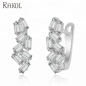 RAKOL-pendientes de plata EP668 para mujer, joyería coreana