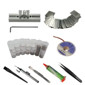 BGA Reballing kit Direkt Wärme Schablonen universal Solder Paste Bälle Station Für Rework Reparatur