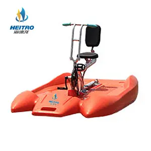 Good price adults water play water pedal bike pontoon bicycle floating boat ride on water or sea hot selling for1- 2person