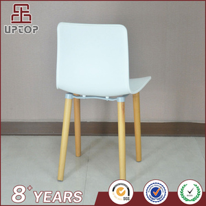 (SP-UC007) De Mode à manger <span class=keywords><strong>sans</strong></span> bras <span class=keywords><strong>chaise</strong></span> en plastique avec pieds en bois - Product Image 5