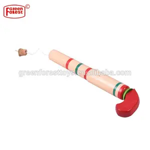 Cheap Price Birch Wood Preschool Kids Toys Wooden Game Toys Non-Toxic Toy Pop Gun