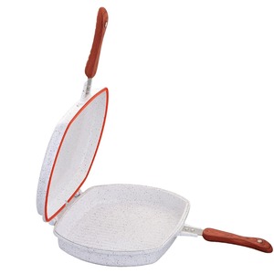 Sartén de doble parrilla para revestimiento de cerámica y aluminio, fundición a presión de alta calidad, 32cm, gran oferta - Product Image 4