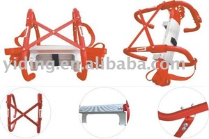 Escalera de Escape de Emergencia Plegable de Aluminio Moderna, Resistente al Fuego, con Certificación CE, Color Rojo Plateado, para Talleres, Almacenes y Supermercados - Product Image 4