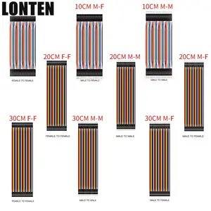Hot Dupont Line 10cm/20CM/30CM Male to Male / Female to Male or Female to Female Jumper Wire Dupont Cable for raspberry pi DIY K