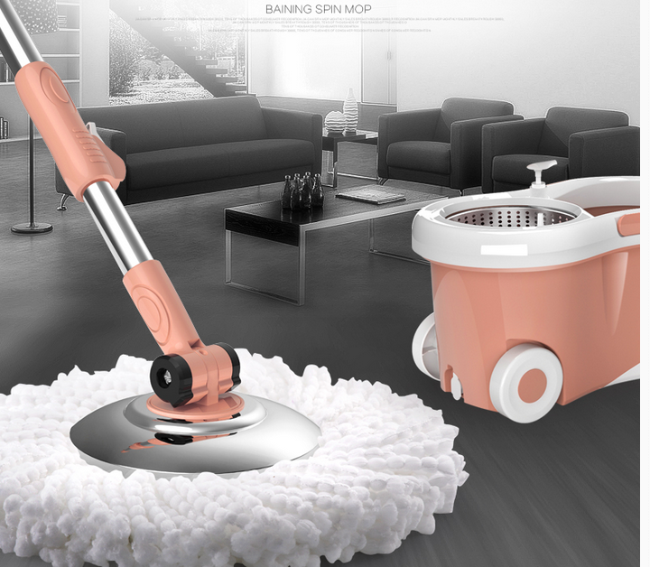 2016 Luxueux Type Multifonctionnel Mop Seau Praticable Miracle Vadrouille avec Grand Roues