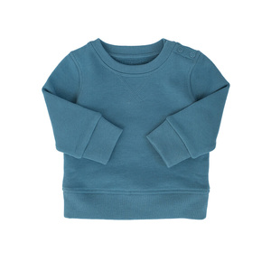 <span class=keywords><strong>Pull</strong></span> en molleton écologique d'hiver en gros, 330 grammes, coton, col rond, à carreaux, pour enfants, tout-petits, bébés - Product Image 5