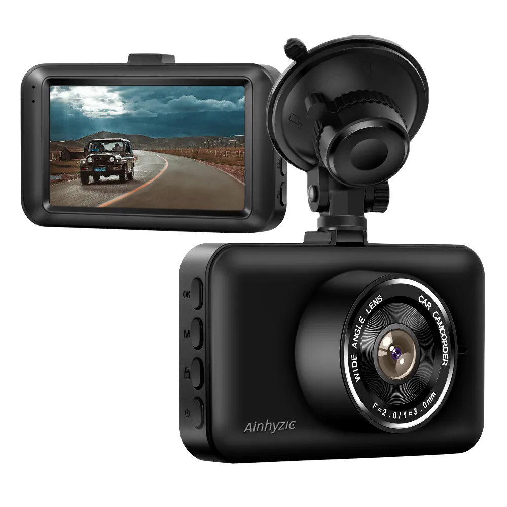 Dash Cam Crosstour 1080P Car DVR Dashboard Camera Full HDと3インチLCD Screen WDR G-Sensor Loop Recording Motion Detection