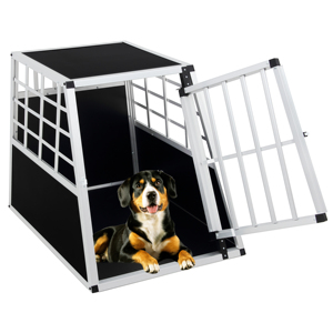 Haute Qualité 1 Porte Simple De Voiture De Chien <span class=keywords><strong>Cage</strong></span> Grand Chien En Aluminium Boîte de Transport Botte - Product Image 3