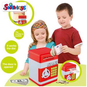 Coffre-fort gab électrique, Mini tirelire pour gagner de pièces de monnaie, boîte à jouet coffre-fort automatique - Product Image 3