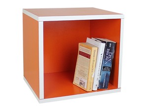 Boîte de rangement carrée en carton à motifs en bois coloré nature - Product Image 6