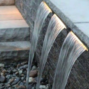 Fontaine <span class=keywords><strong>d</strong></span>'<span class=keywords><strong>eau</strong></span> <span class=keywords><strong>pour</strong></span> piscine en acier inoxydable, <span class=keywords><strong>lame</strong></span> <span class=keywords><strong>d</strong></span>'<span class=keywords><strong>eau</strong></span>, cascade <span class=keywords><strong>pour</strong></span> jardin, étang, 1 pièce - Product Image 2