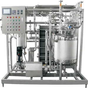 Máquina de pasteurização tubular de leite, pasteurizador de pulpa