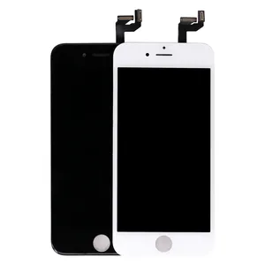 Layar Ponsel iPhone 6S, Tampilan Telepon Genggam dengan Layar Sentuh Digitizer Lengkap Warna Hitam