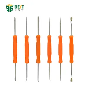 BST-SA-10 6pcs Escova Raspador Faca Garfo Gancho Pico ajuda de Solda ferramenta