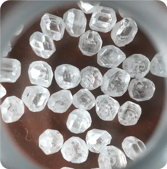 1 carats up diamante sintético branco crescido do laboratório