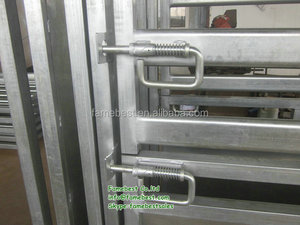 Nouvel équipement d'attelage pour bovins, étrier vétérinaire pour vaches avec attaches de tête pour bovins, acier galvanisé à chaud, vert - Product Image 3
