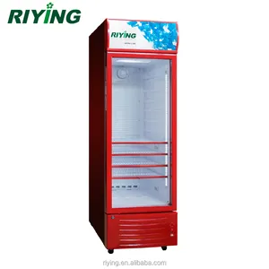 Réfrigérateur vitrine commercial de 278 litres avec porte vitrée et éclairage LED latéral - Product Image 1