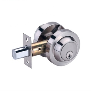 <span class=keywords><strong>2025</strong></span> thiết kế mới duy nhất & đôi satin Nickel Brass xi lanh chốt cửa khóa mà không cần xử lý khóa - Product Image 1