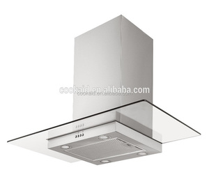 <span class=keywords><strong>Campana</strong></span> <span class=keywords><strong>extractora</strong></span> de chimenea <span class=keywords><strong>isla</strong></span> de cristal de cocina clásica - Product Image 3