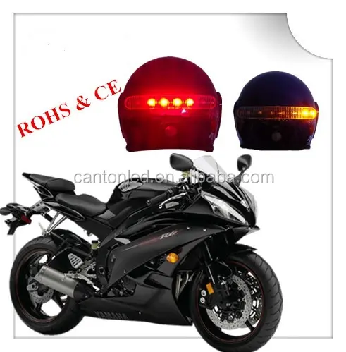 Sepeda Motor Nirkabel Helm Indikator dan Lampu Rem