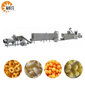 Snack-bar oblique double vis extrudeuse <span class=keywords><strong>prix</strong></span> croustilles de maïs collations machine de fabrication de nourriture snack machine d'extrusion de nourriture - Product Image 2