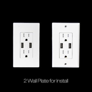 BAS15-2USB <span class=keywords><strong>Factory</strong></span> <span class=keywords><strong>outlet</strong></span> venta eléctrico <span class=keywords><strong>casa</strong></span> usb cargador de enchufe - Product Image 3