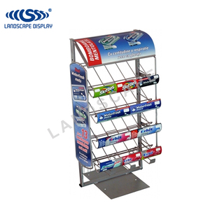 Estante de exhibición de goma de mascar, accesorio hecho a medida con encimera de alambre de <span class=keywords><strong>Metal</strong></span> para supermercado - Product Image 1