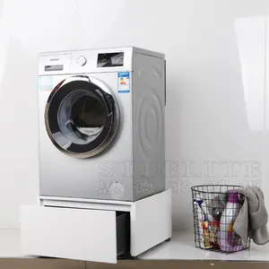 Düşük fiyat çamaşır makinesi taban kule çekmece dolap çamaşır odası için tasarım