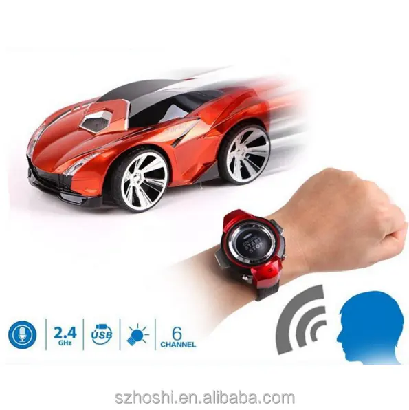 6CH Smart Watch remote control Voice control car vehicles RC car toy Watch comes Christmas gift