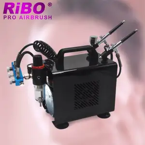 Máquina compressora de ar, melhor preço, máquina de compressor de tinta em spray para modelos de bolo, pintura, trabalho geral de arte, tanque sem sol