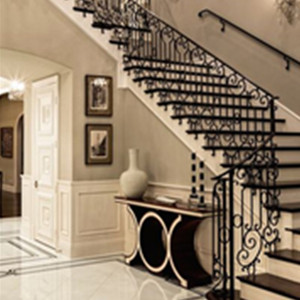 Conception de garde-corps d'escalier en métal préfabriqué pour <span class=keywords><strong>terrasse</strong></span> extérieure bon marché - Product Image 3