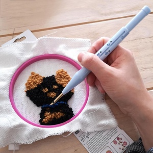 SKC – stylo de broderie <span class=keywords><strong>magique</strong></span> en plastique, <span class=keywords><strong>aiguille</strong></span> de poinçon réglable, outil de <span class=keywords><strong>couture</strong></span> en laine épaisse - Product Image 6
