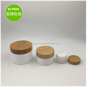 Envases cosméticos 15g 20g 30g 50g 100g 150g 200g 250g tarro de crema con tapa de bambú - Product Image 4