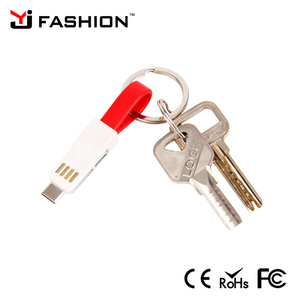 Nouveau 3 DANS 1 Court USB Câble Chargeur <span class=keywords><strong>Cordon</strong></span> Porte-clés pour <span class=keywords><strong>Iphone</strong></span> Android Type C avec aimant - Product Image 5