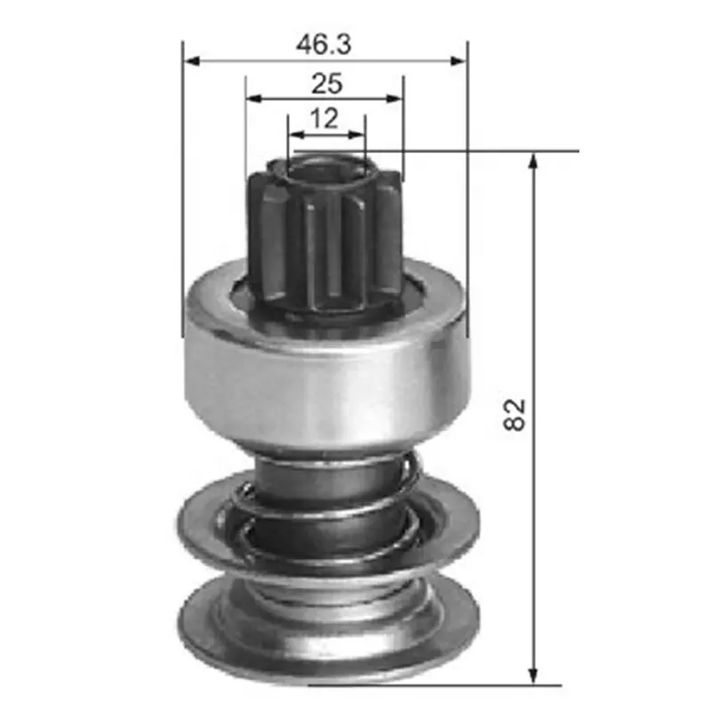 54-101-9 130537 1.01.0020.0 10470757 Starter Gear Benzสำหรับสตาร์ทเตอร์10MT SD300 Series DD