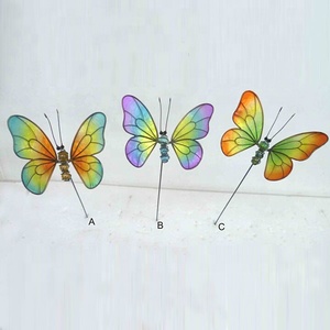 Décoration de jardin en métal luminescent en forme de <span class=keywords><strong>coccinelle</strong></span>, artisanat en métal, décoration de jardin - Product Image 5