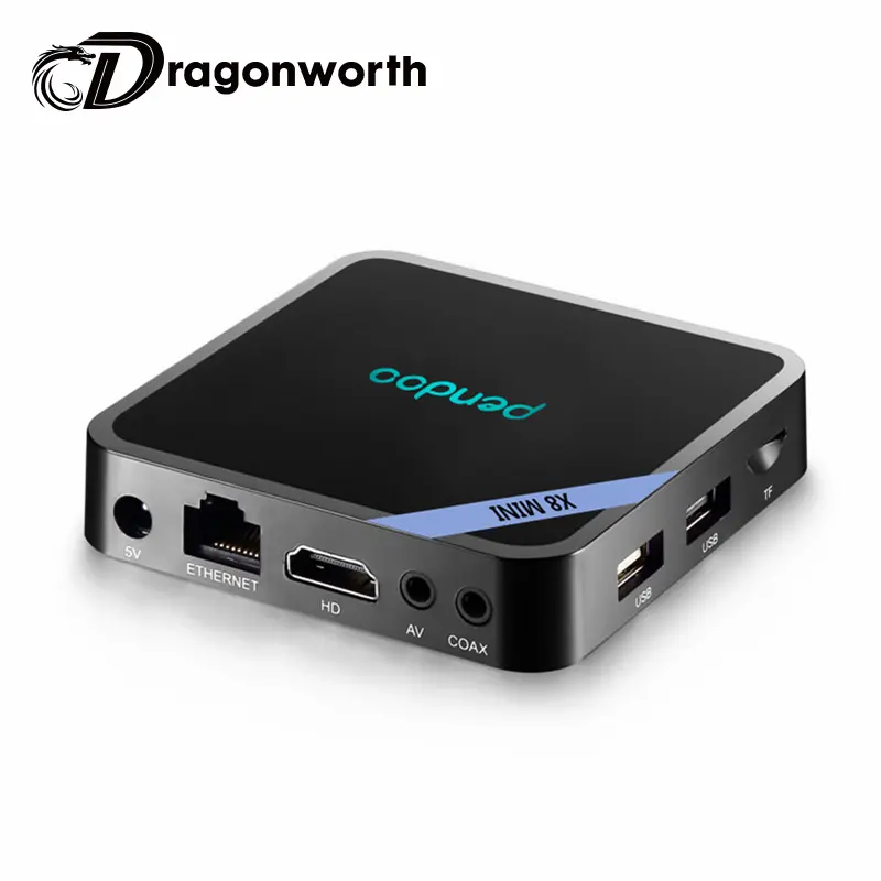 Amlogic S905W Mini TV Box Pendoo X8 Mini 1GB ddr3 di ram 8GB di rom hd in diretta mini pc intelligente HDD Player